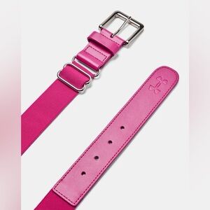 Under Armour Vibrant Pink Belt with Silver Buckle